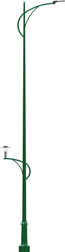 Lighting Pole With Cast Iron Base